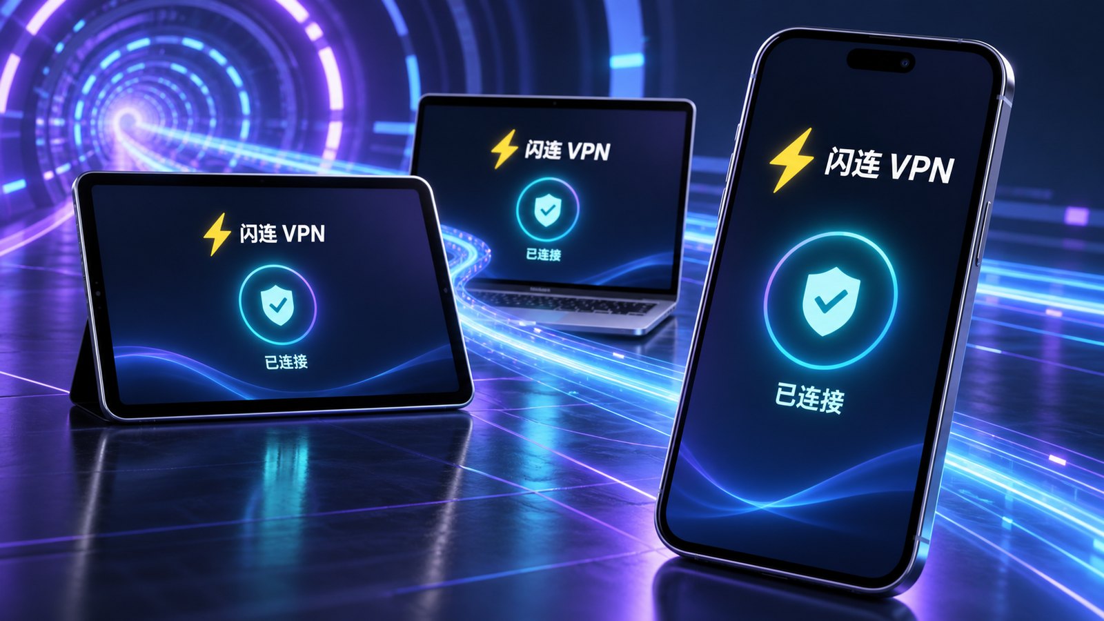 闪连VPN连接诊断视觉图片